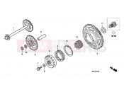 E-7 CLUTCH COUPLING START - Honda CBF1000A9 CBF1000 ABS 2009