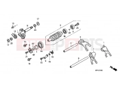 E-16 TRANSMISSION DRUM - Honda CBF1000A9 CBF1000 ABS 2009