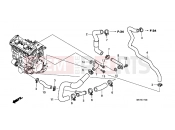 E-17 WATER PIPE - Honda CBF1000A9 CBF1000 ABS 2009