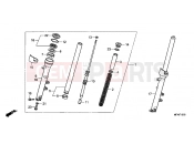 F-10 FRONT FORK - Honda CBF1000A9 CBF1000 ABS 2009