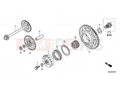 E-7 CLUTCH COUPLING START - Honda CBF1000FC CBF1000F 2012