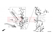 F-5 FRONT MASTER CYLINDER (CBF1000F) - Honda CBF1000FC CBF1000F 2012