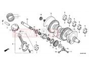 HONDA CBF1000FTC CBF1000FT 2012 E-14 CRANKSHAFT / PISTON