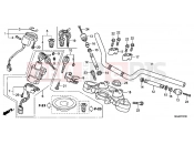 HONDA CBF1000FTC CBF1000FT 2012 F-7 STEERING BAR PIPE / UPPER BRIDGE