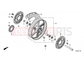 HONDA CBF1000FTC CBF1000FT 2012 F-14 FRONT WHEEL
