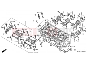 HONDA CBF1000S7 CBF1000S 2007 E-2 CYLINDER HEAD