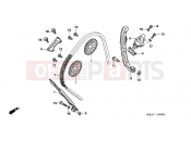 HONDA CBF1000S7 CBF1000S 2007 E-4 TIMING CHAIN ​​/ TENSIONER