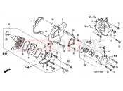 HONDA CBF1000S7 CBF1000S 2007 E-10 WATER PUMP