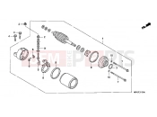 HONDA CBF1000S7 CBF1000S 2007 E-11 STARTER ENGINE