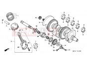 HONDA CBF1000S7 CBF1000S 2007 E-14 CRANKSHAFT / PISTON