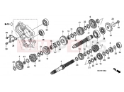 HONDA CBF1000S7 CBF1000S 2007 E-15 TRANSMISSION
