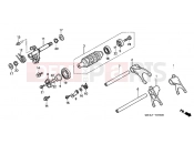 HONDA CBF1000S7 CBF1000S 2007 E-16 TRANSMISSION DRUM