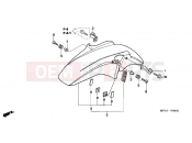 HONDA CBF1000S7 CBF1000S 2007 F-9 FRONT FENDER