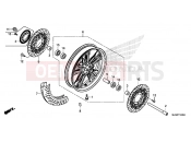 HONDA CTX1300AE CTX1300A 2014 F-14 FRONT WHEEL