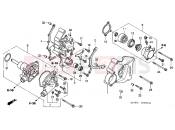 HONDA VFR8002 INTERCEPTOR 2002 E-9 WATER PUMP