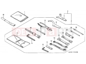 HONDA VFR8002 INTERCEPTOR 2002 F-35 TOOLS