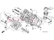 HONDA VFR800FIY INTERCEPTOR 2000 E-2 FRONT CYLINDER HEAD