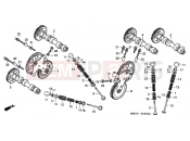 HONDA VFR800FIY INTERCEPTOR 2000 E-3 CAMSHAFT / VALVE