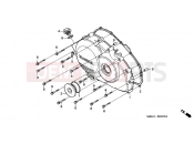 HONDA VFR800FIY INTERCEPTOR 2000 E-4 RIGHT CRANKSHAFT COVER