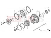 HONDA VFR800FIY INTERCEPTOR 2000 E-5 CLUTCH