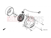 HONDA VFR800FIY INTERCEPTOR 2000 E-7 GENERATOR