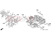HONDA VFR800FIY INTERCEPTOR 2000 E-16-1 THROTTLE HOUSING (PIPING)