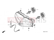HONDA VFR800FIY INTERCEPTOR 2000 F-1 HEADLIGHT