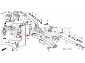 HONDA VFR800FIY INTERCEPTOR 2000 F-7 STEERING BAR PIPE / UPPER BRIDGE
