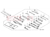 HONDA VFR800FIY INTERCEPTOR 2000 F-34 TOOLS