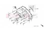 HONDA VFR800A2 INTERCEPTOR ABS 2002 E-5 RIGHT CRANKSHAFT COVER