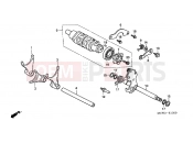 HONDA VFR800A2 INTERCEPTOR ABS 2002 E-15 TRANSMISSION DRUM
