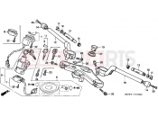 HONDA VFR800A2 INTERCEPTOR ABS 2002 F-7 STEERING BAR PIPE / UPPER BRIDGE
