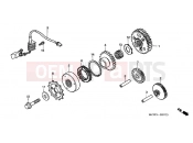 E-7 IGNITION DISTRIBUTOR GENERATOR - Honda VFR800A3 INTERCEPTOR ABS 2003