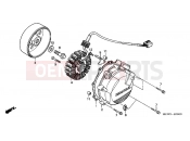 E-8 GENERATOR - Honda VFR800A3 INTERCEPTOR ABS 2003