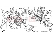 E-1 VALVE COVER - Honda VT1100C2Y Shadow 2000