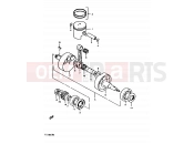 SUZUKI TS100ER T (1996) 4 - CRANKSHAFT