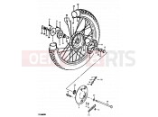 SUZUKI TS100ER T (1996) 44 - FRONT WHEEL