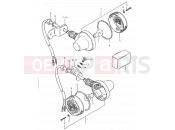 SUZUKI TS125ER X (1999) 29 - TURN SIGNAL LAMP (E04, E21, E25)