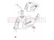 SUZUKI TS125ER Z (1982) 40 - FUEL TANK