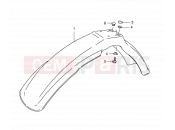 SUZUKI TS125ER Z (1982) 46A - FRONT FENDER (MODEL N/R P09)