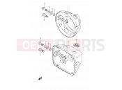 SUZUKI TS125ER L (1990) 45 - HEADLAMP HOUSING