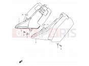 SUZUKI TS125ERC N (1992) 44B - FRAME COVER (MODEL R P31)