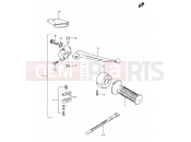 SUZUKI TS125ERC N (1992) 48 - RIGHT HANDLE LEVER