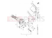 SUZUKI TS125ERC N (1992) 49A - LEFT HANDLE LEVER (MODEL R P09)