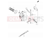 SUZUKI TS125ERC R (1994) 49 - LEFT HANDLE LEVER