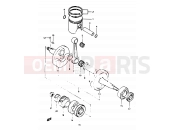 SUZUKI TS125X / TS125XU E (1984) 4 - CRANKSHAFT