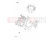 SUZUKI TS200R M (1991) (E02,E04,E24) 4 - CRANKCASE COVER