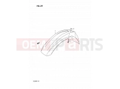 SUZUKI TS200R M (1991) (E02,E04,E24) 39 - FRONT FENDER