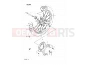 SUZUKI TS200R M (1991) (E02,E04,E24) 41 - FRONT WHEEL (E24)