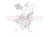 3 - CRANKCASE - Suzuki TS200R M (1991) (E03,E28,E33)